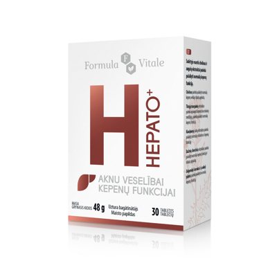 FORMULA VITALE HEPATO+, 30 tablečių