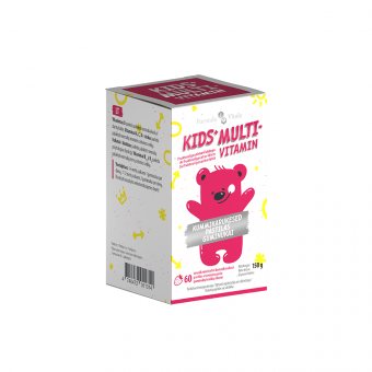 Formula Vitale KIDS MULTI guminukai braškių skonio, 60 guminukų