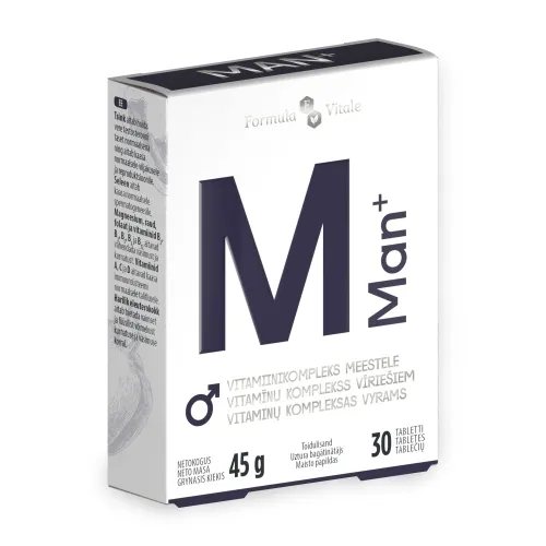 FORMULA VITALE MAN+, tabletės N30