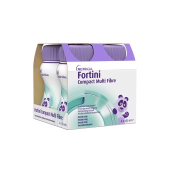 FORTINI Compact Multi Fibre (neutralaus skonio), 4 vnt., 4 x 125 ml