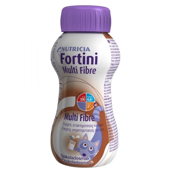 FORTINI gėrimas MULTI FIBRE, šokolado skonio, 200 ml