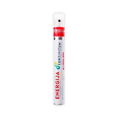FORTIVITUM purškiamas maisto papildas ENERGIJA, 13.5 ml