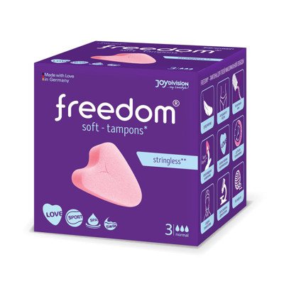 FREEDOM NORMAL, tamponai, 3 vnt