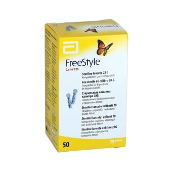 FREESTYLE lancetai, 50 vnt