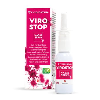 FYTOFONTANA VIROSTOP nosies purškalas, skirtas apsaugai nuo gripo ir kitų virusų, sukeliančių viršutinių kvėpavimo takų uždegimus, 20 ml
