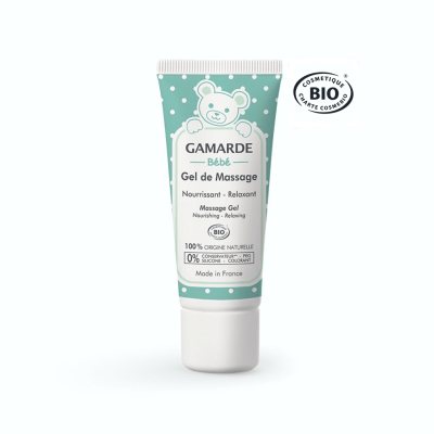 GAMARDE BEBE GEL DE MASSAGE natūralus masažinis gelis kūdikiams, 40 ml