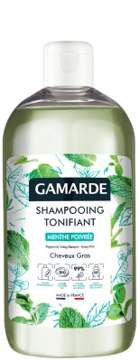 GAMARDE SHAMPOOING TONIFIANT tonizuojantis šampūnas riebiai galvos odai, 500 ml