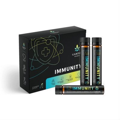 GAMTOS NAMAI IMMUNITY, skystasis maisto papildas, 14 buteliukų po, 25 ml