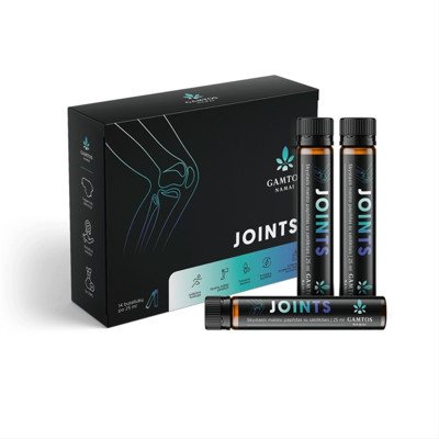 GAMTOS NAMAI JOINTS, skystasis maisto papildas, 14 buteliukų po, 25 ml