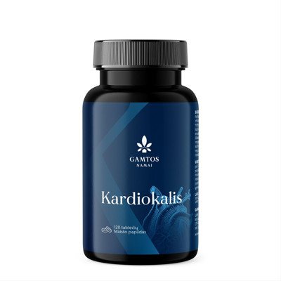 GAMTOS NAMAI KARDIOKALIS, 120 tablečių