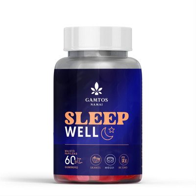 GAMTOS NAMAI SLEEP WELL, 60 guminukų