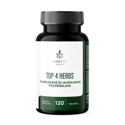GAMTOS NAMAI TOP 4 HERBS, 120 tablečių