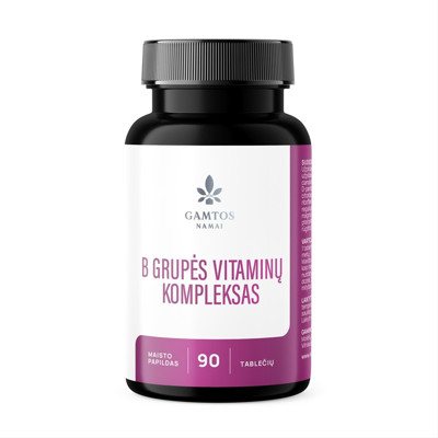 GAMTOS NAMAI VIT B12 + FOLIO RŪGŠTIS, 90 tablečių