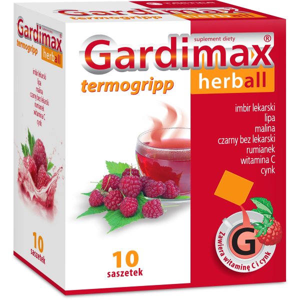GARDIMAX maisto papildas milteliais TERMOGRIPP, 10 pak.