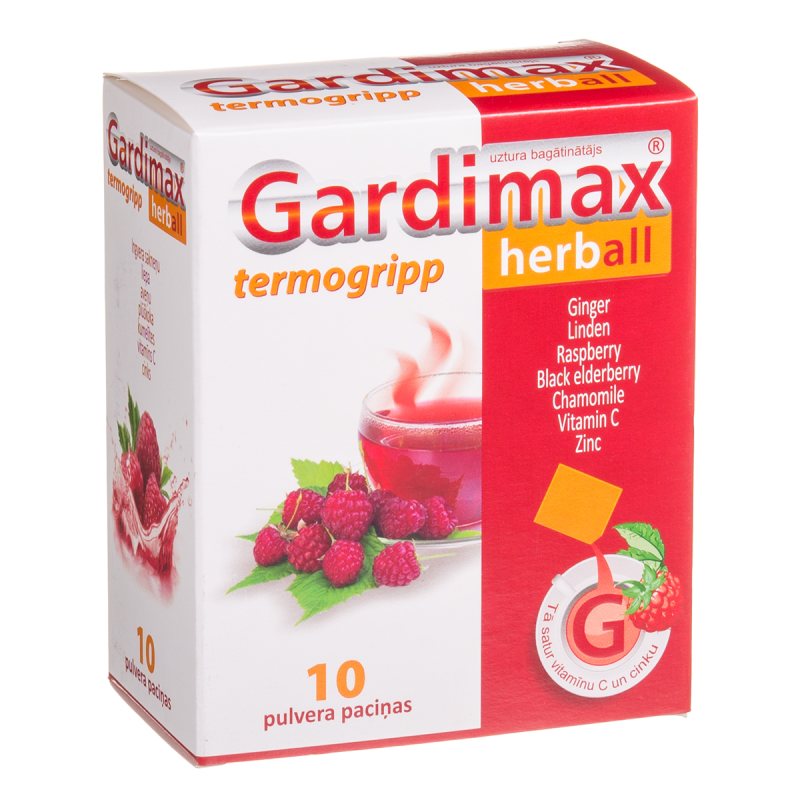 GARDIMAX TERMOGRIPP MILTELIAI GERIAMAJAM TIRPALUI, N10