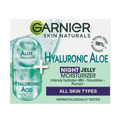 GARNIER HYALURONIC ALOE JELLY, naktinis kremas, 50 ml