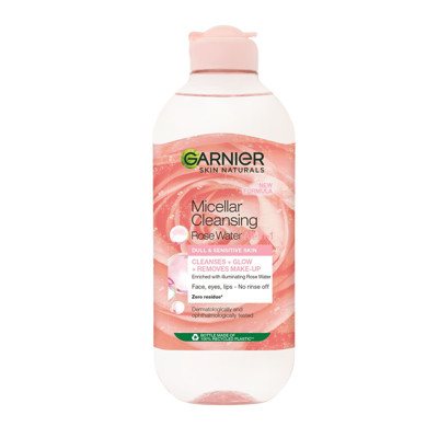 GARNIER MICELAR ROSE WATER, micelinis vanduo su rožių vandeniu, 400 ml