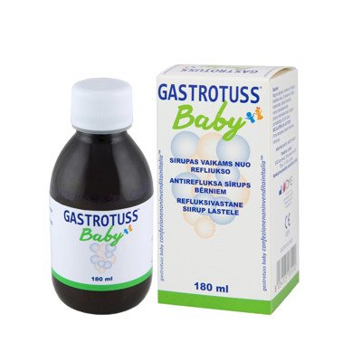 GASTROTUSS BABY, sirupas vaikams nuo refliukso, 180 ml