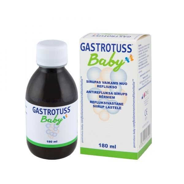 GASTROTUSS sirupas nuo refliukso vaikams BABY, 180 ml