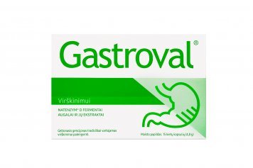 GASTROVAL kapsulės N15