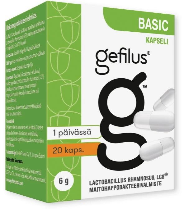 Gefilus BASIC kapsulės, N20