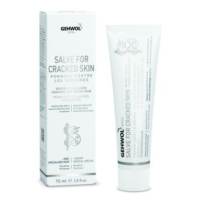 GEHWOL MED SALVE trūkinėjančios pėdų odos tepalas, 75 ml