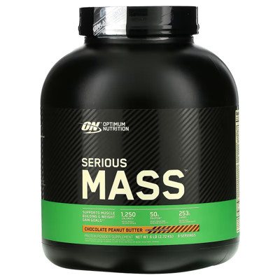 Geineris ON™ Serious Mass Šokoladinio riešutų sviesto, 2.73 kg
