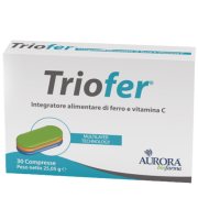 Geležis su vitaminu C TRIOFER, 30 tab.