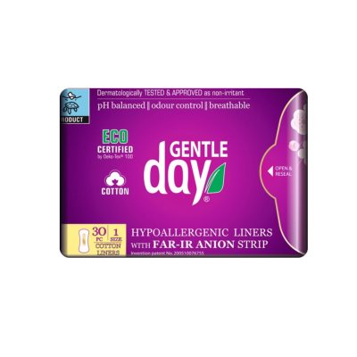 GENTLE DAY ekologiški kasdieniniai įklotai su anijonų juostele N30