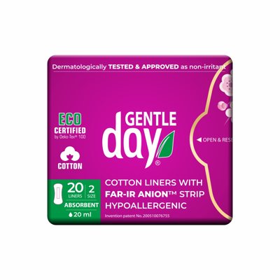 GENTLE DAY FAR-IR ANION, įklotai sugeriantys drėgmę, 20 vnt