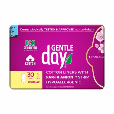 GENTLE DAY FAR-IR ANION, kasdieniai įklotai, 30 vnt
