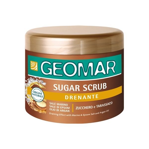 GEOMAR kūno šveitiklis SUGAR DRENATE, 600 g
