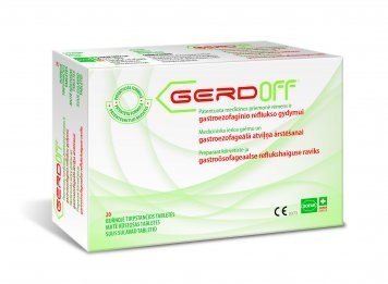 GERDOFF burnoje tirpstančios tabletės N20