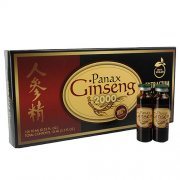 Geriamasis kininis ženšenis PANAX GINSENG 2000, 10 buteliukų po, 10 ml