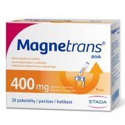 Geriamasis magnis MAGNETRANS 400 mg, 20 paketėlių