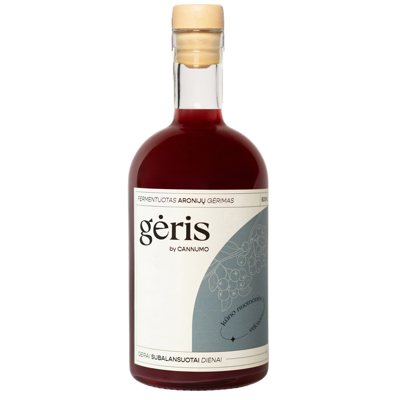 GĖRIS, fermentuotas aronijų gėrimas, 500 ml