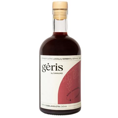 GĖRIS, fermentuotas juodųjų serbentų gėrimas, 500 ml