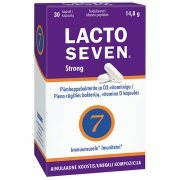 Gerųjų bakterijų kompleksas LACTOSEVEN STRONG, 30 kaps.