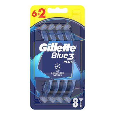 GILLETTE Blue 3 Plus Comfort vienkartiniai skustuvai 6+, 2 vnt