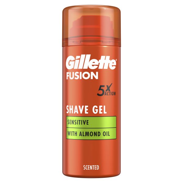 GILLETTE Fusion Ultra Sensitive skutimosi gelis, 75 ml