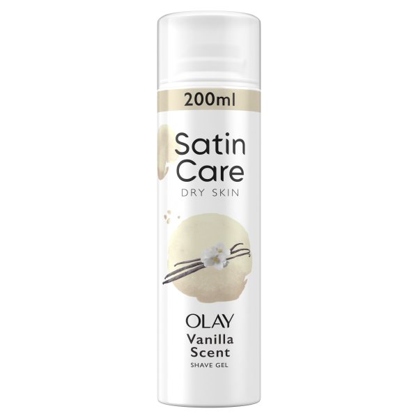 GILLETTE skutimosi gelis SATIN CARE VANILLA DREAM, 200 ml