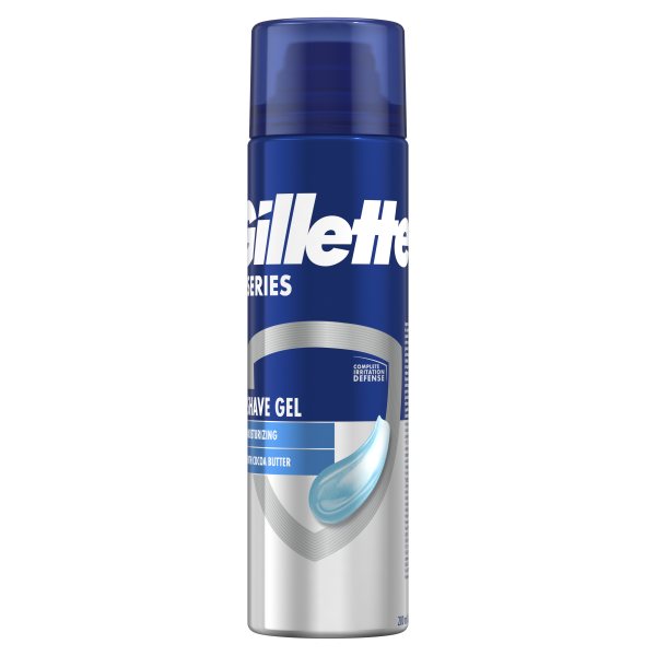 GILLETTE skutimosi gelis SERIES MOISTURISING, 200 ml