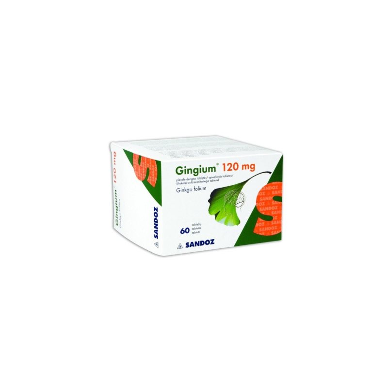 GINGIUM 120mg plėv.dengt. tab. N60