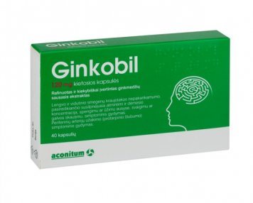 GINKOBIL 120 mg kapsulės N40