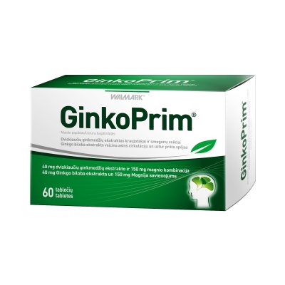 GinkoPrim 40 mg tabletės N60