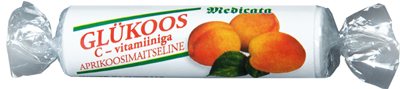 Giukozė + C APRICOT TBL N10