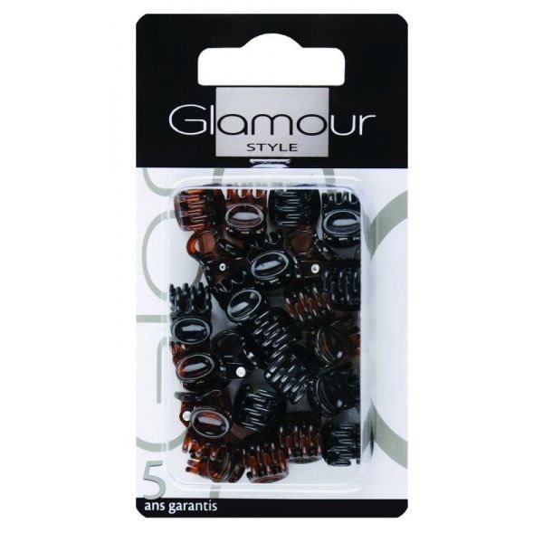 GLAMOUR plaukų segtukai STYLE, 24 vnt