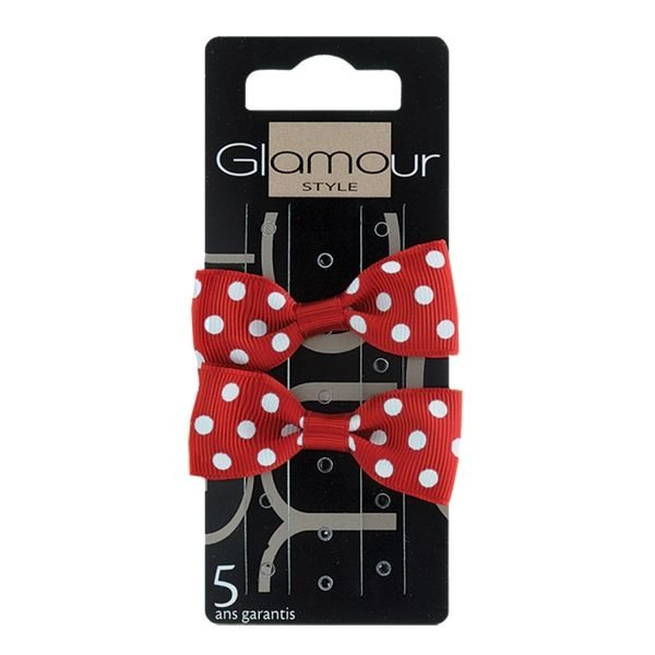 GLAMOUR plaukų segtukas su kaspinėliu STYLE, 2 vnt