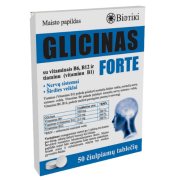 Glicinas nervų sistemai ir širdies veiklai BIOTIKI FORTE, 50 tabl.