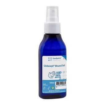 GLOBASEPT WOUND SOL priemonė žaizdoms valyti, plauti, tirpalas, 100 ml